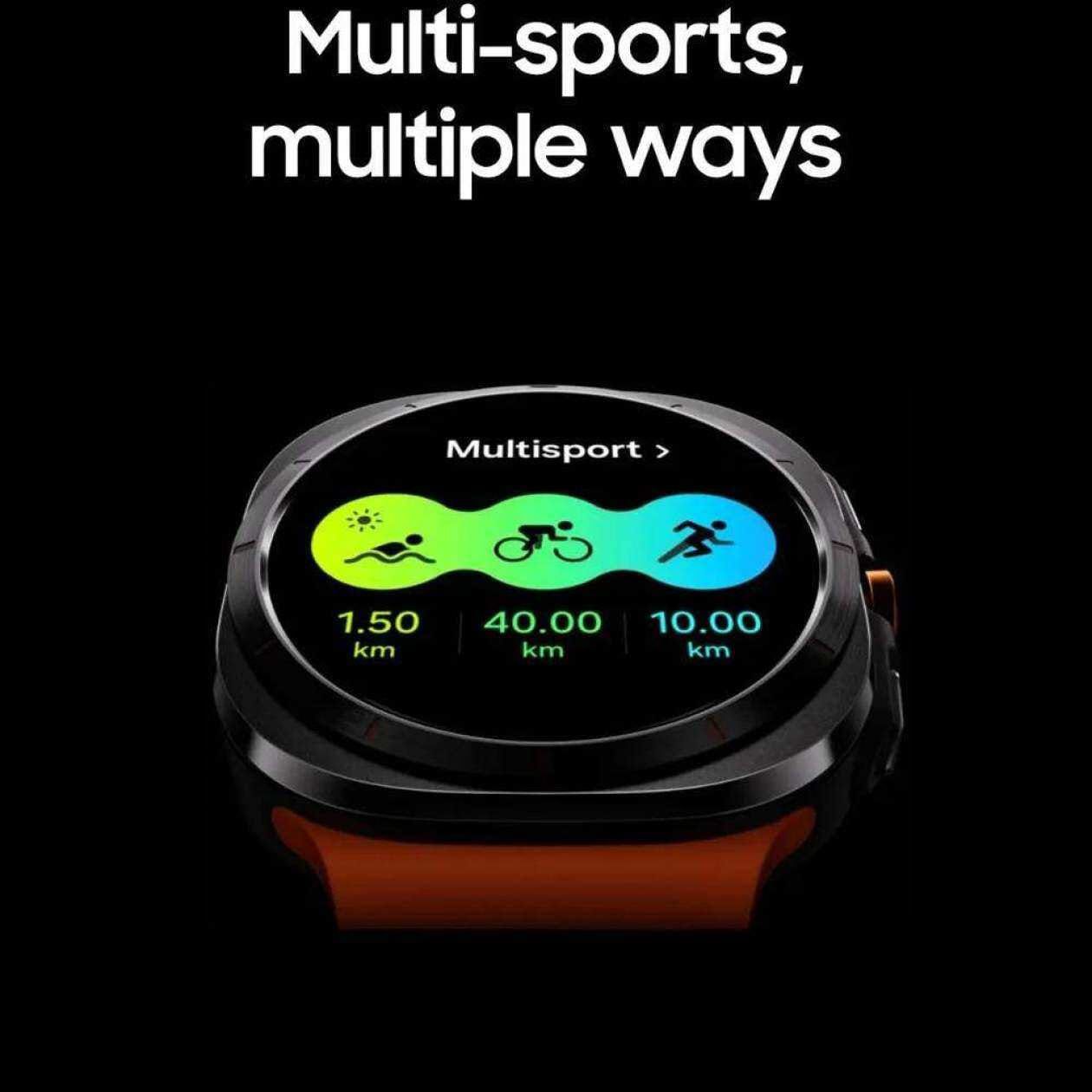 S7 Ultra Android Smart Watch- Bluetooth & Android Dual System| Calling| (Random Strap)