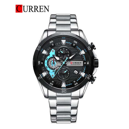 CURREN 8402 Men's Stainless Steel Watch