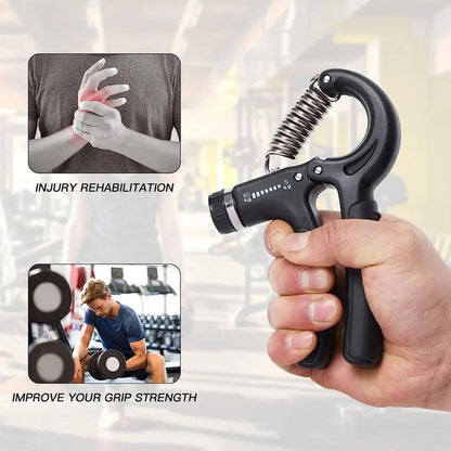 Hand Gripper Strengthener, R Type Spring Gripper, Portable Arm Expander, Hand Exercise Gym Fitness Training Wrist Gripper, Hand Grip Strengthener For Muscle Building And Injury Recovery, Durable Hand Strength Exercise Fitness Tool